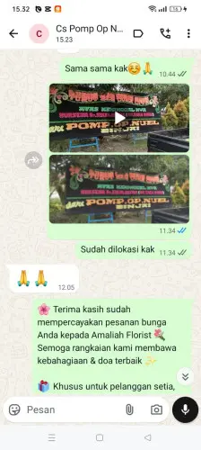 Testimonial Papan Bunga bejod