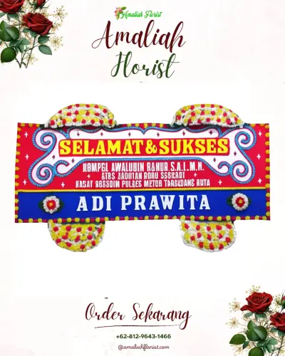 Karangan Bunga Ucapan Selamat bejod